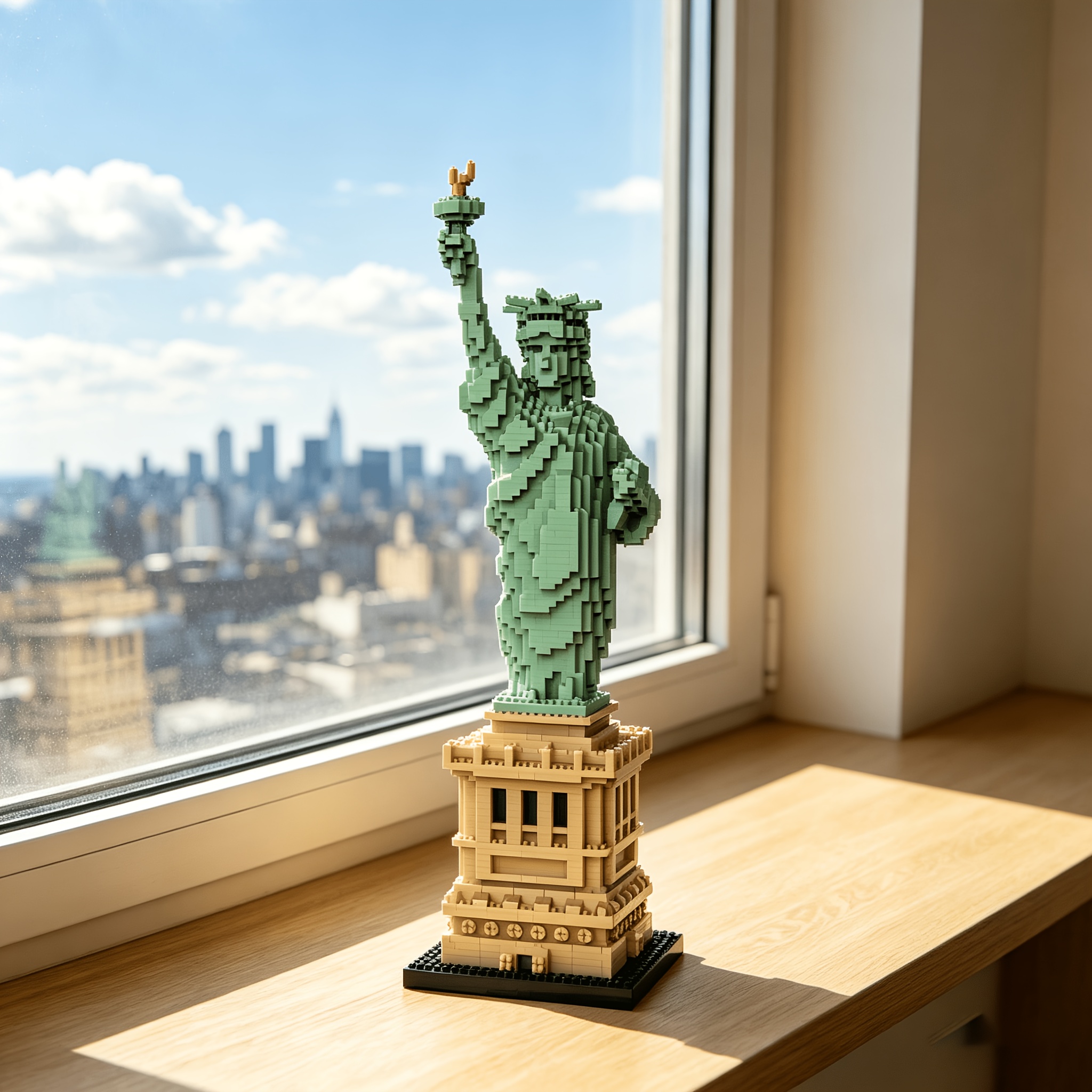 Statue of Liberty Building Block Model for Advanced Builders